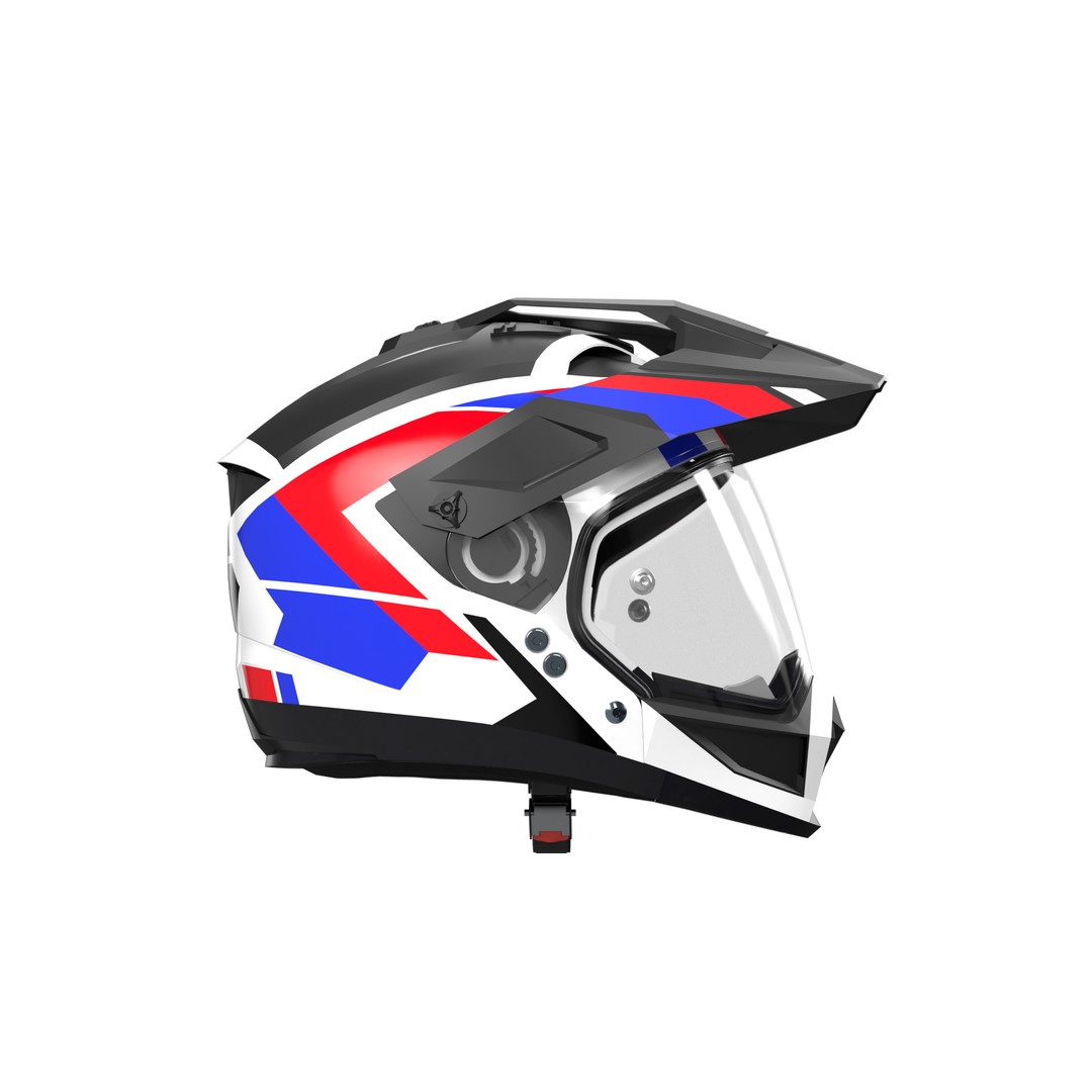 Modular Motorcycle Helmet 3D Model – Low Poly Game Asset, FBX - View 14