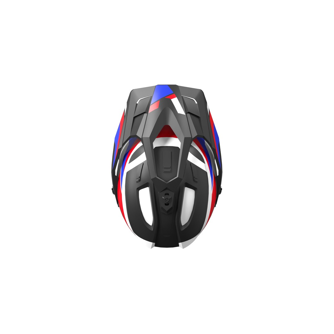 Modular Motorcycle Helmet 3D Model – Low Poly Game Asset, FBX - View 17