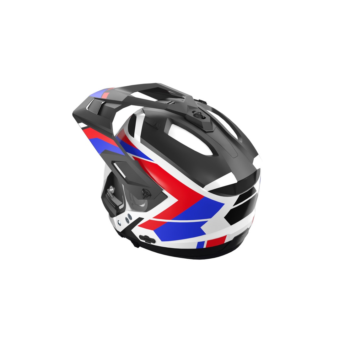 Modular Motorcycle Helmet 3D Model – Low Poly Game Asset, FBX - View 19