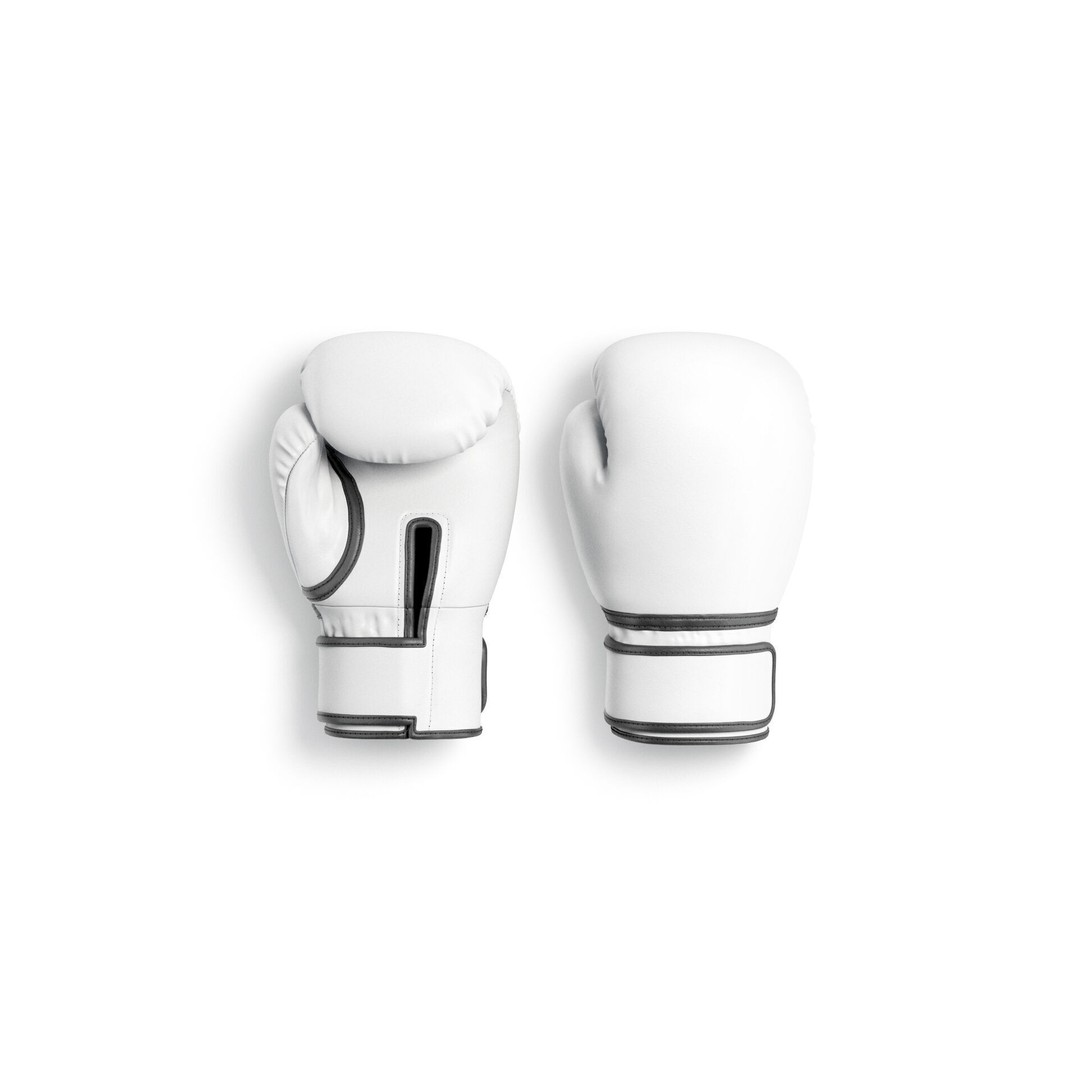 White Leather Boxing Gloves 3D Model – Sparring Equipment, FBX, PBR - View 5