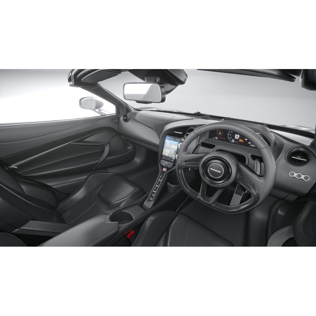 McLaren 750S Spider 2024 3D Model – High Poly Sport Car, FBX, OBJ - View 21