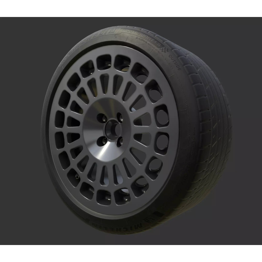 Speedline Corse Montecarlo Wheel 3D Model – PBR Vehicle Part, FBX, Blender - View 20