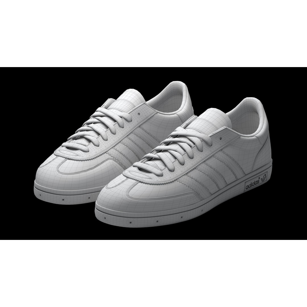 Adidas Spezial 3D Model – Low Poly PBR Shoe Asset, FBX, OBJ - View 20