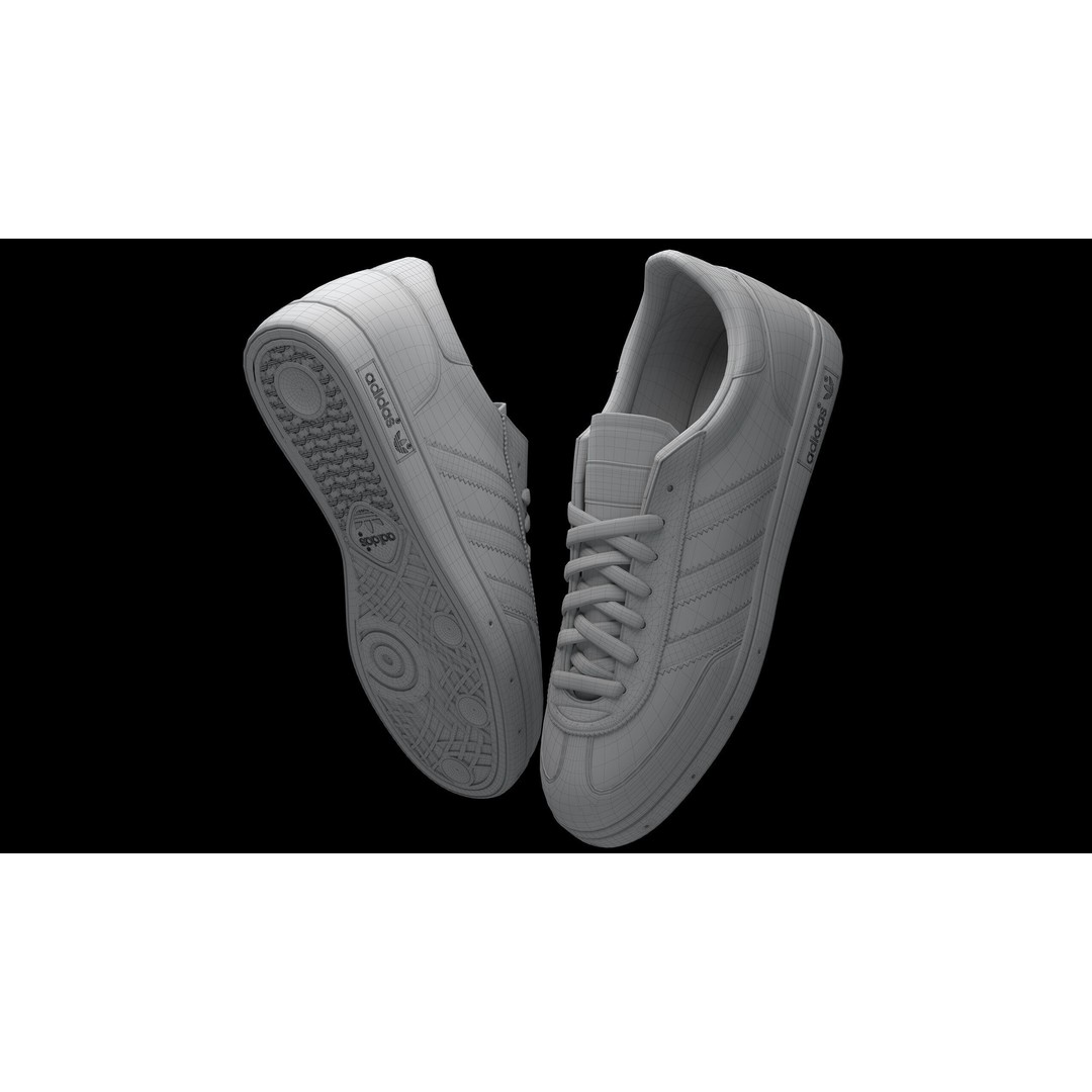 Adidas Spezial 3D Model – Low Poly PBR Shoe Asset, FBX, OBJ - View 22