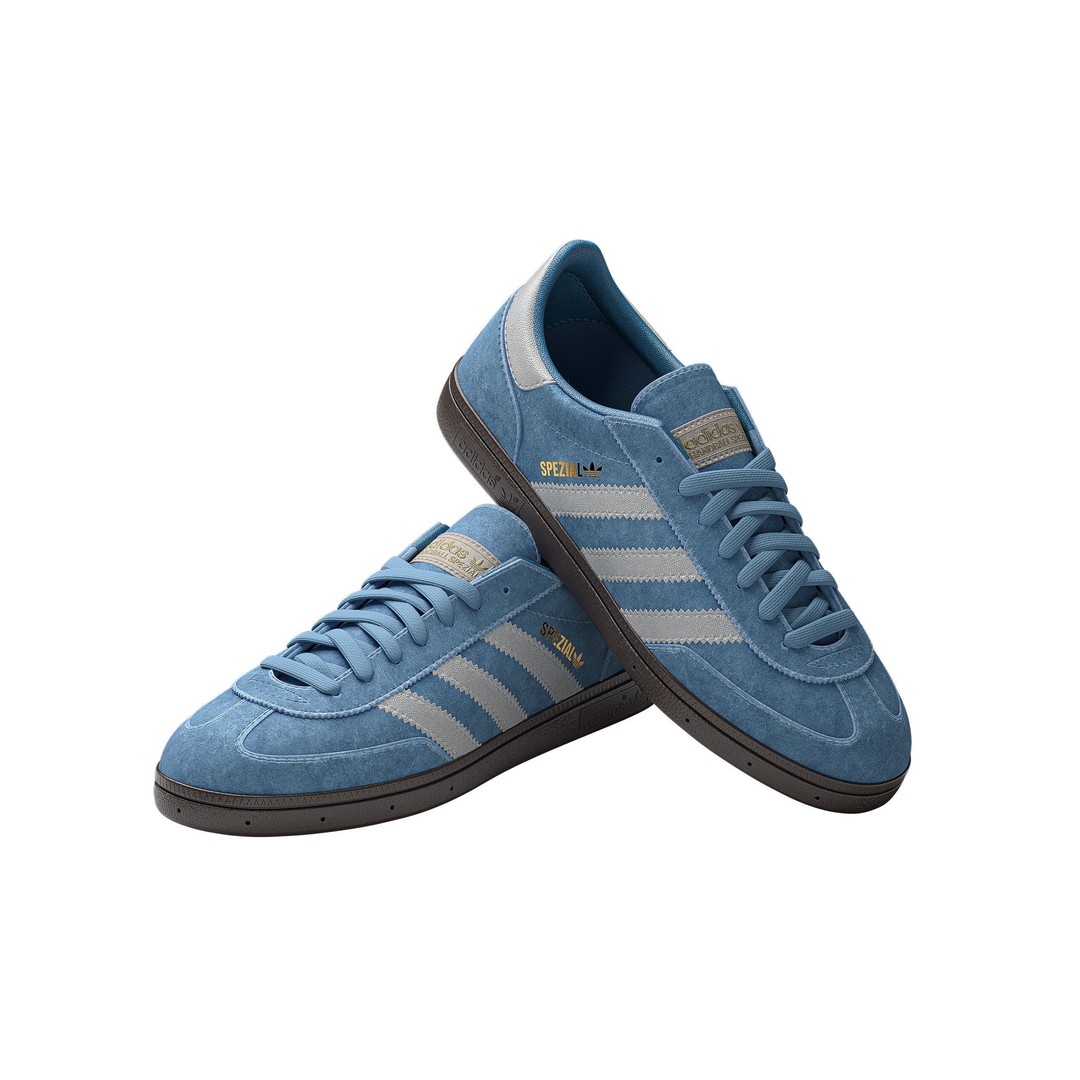 Adidas Spezial 3D Model – Low Poly PBR Shoe Asset, FBX, OBJ - View 6