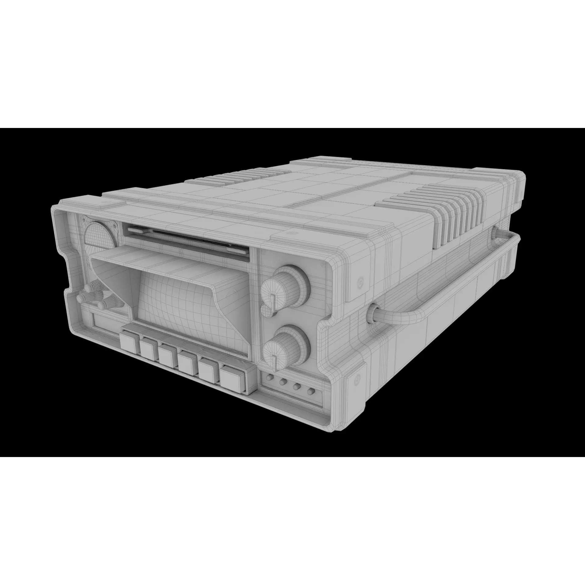 SCIFI Device001 - Low-Poly Game-Ready 3D Model