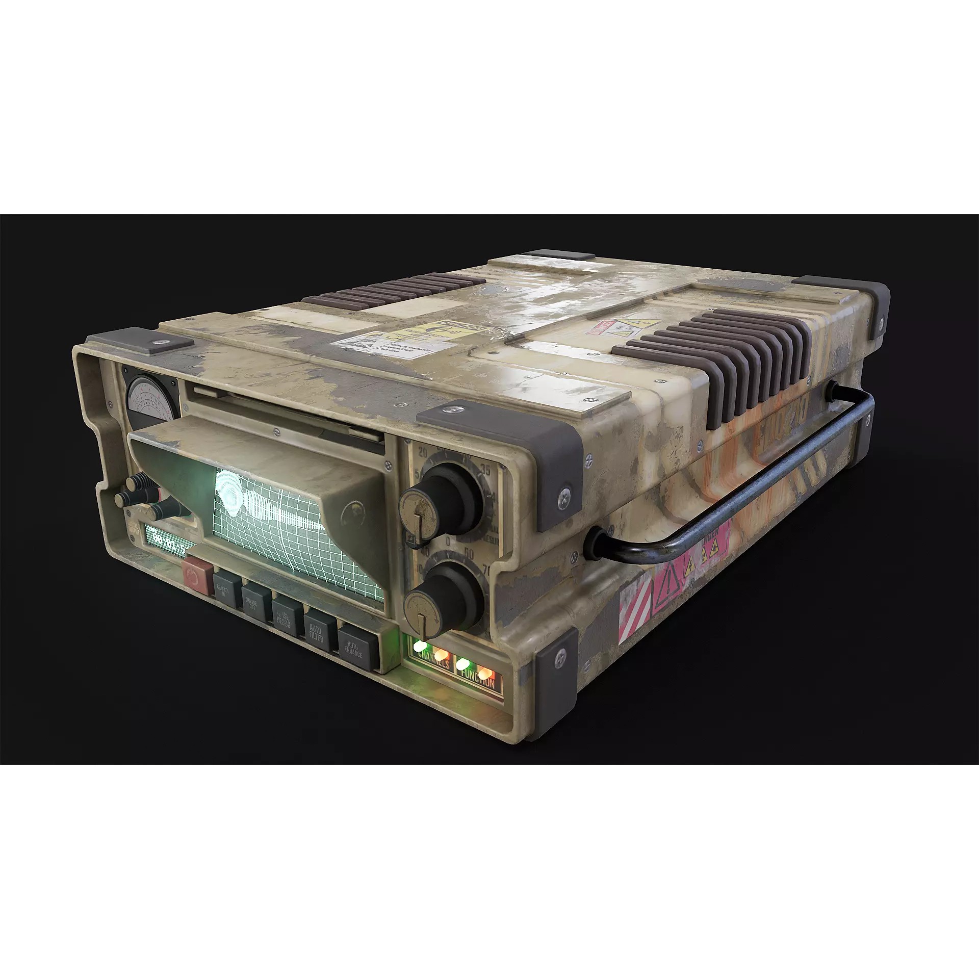 SCIFI Device001 - Low-Poly Game-Ready 3D Model - View 3