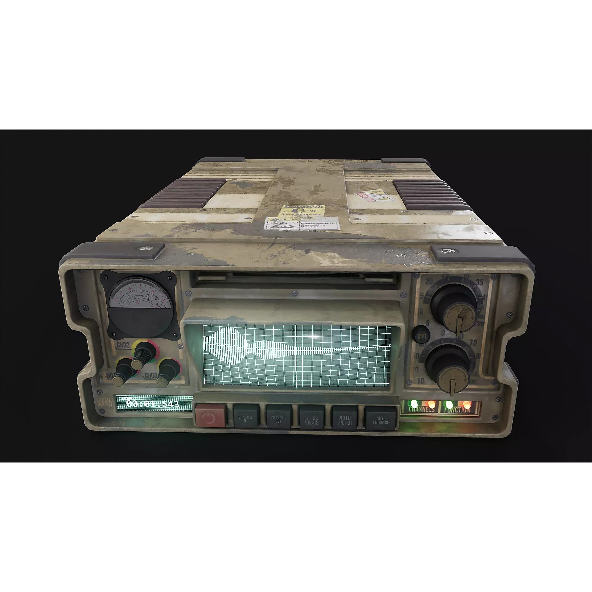 SCIFI Device001 - Low-Poly Game-Ready 3D Model - View 4