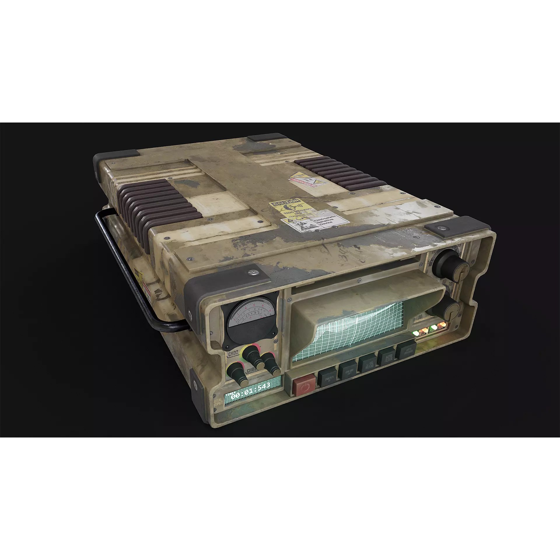SCIFI Device001 - Low-Poly Game-Ready 3D Model - View 8