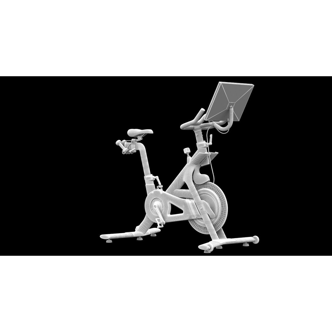 Peloton Bike 3D Model – High Poly Gym Equipment, FBX, PBR Textures
