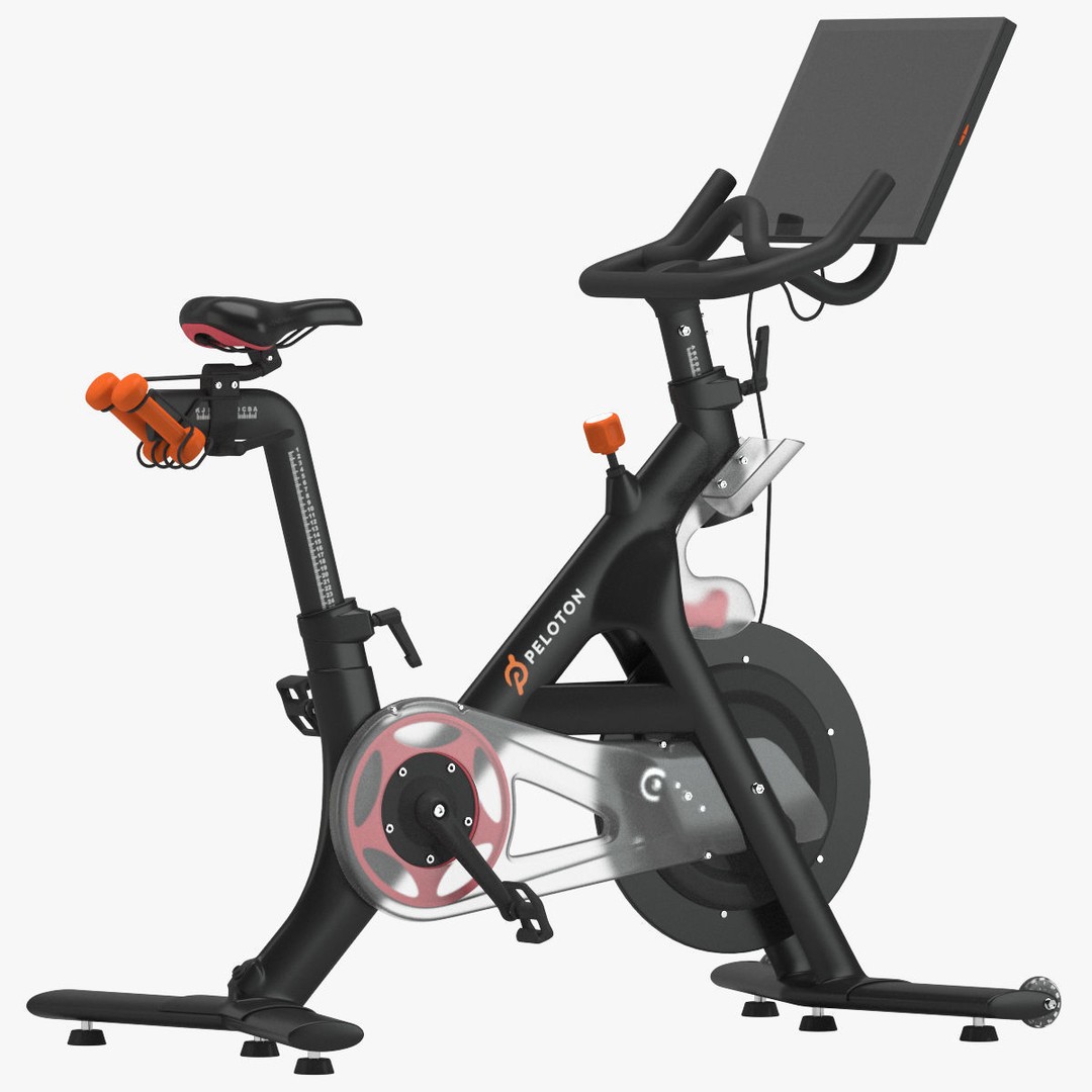 Peloton Bike 3D Model – High Poly Gym Equipment, FBX, PBR Textures - View 11