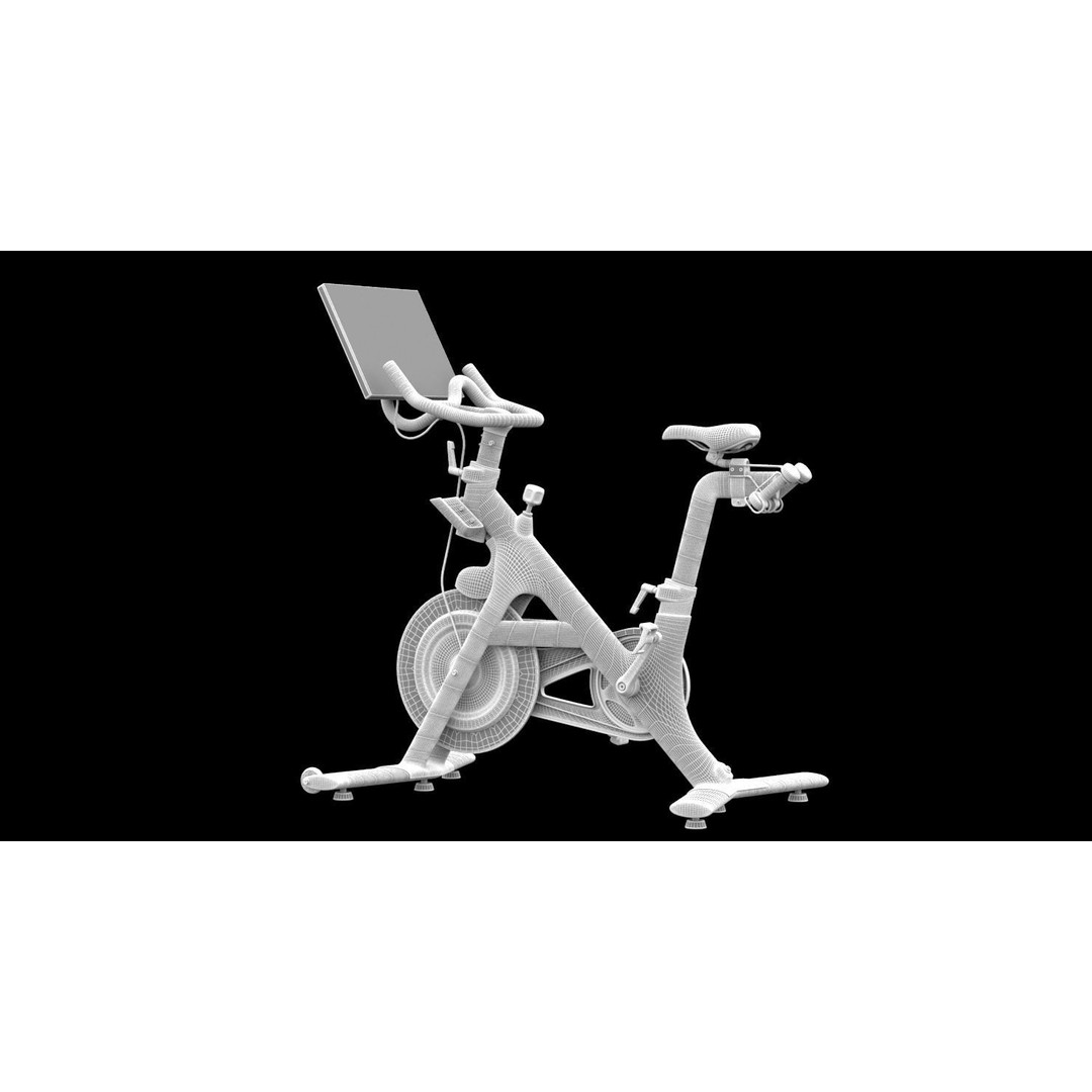 Peloton Bike 3D Model – High Poly Gym Equipment, FBX, PBR Textures - View 12