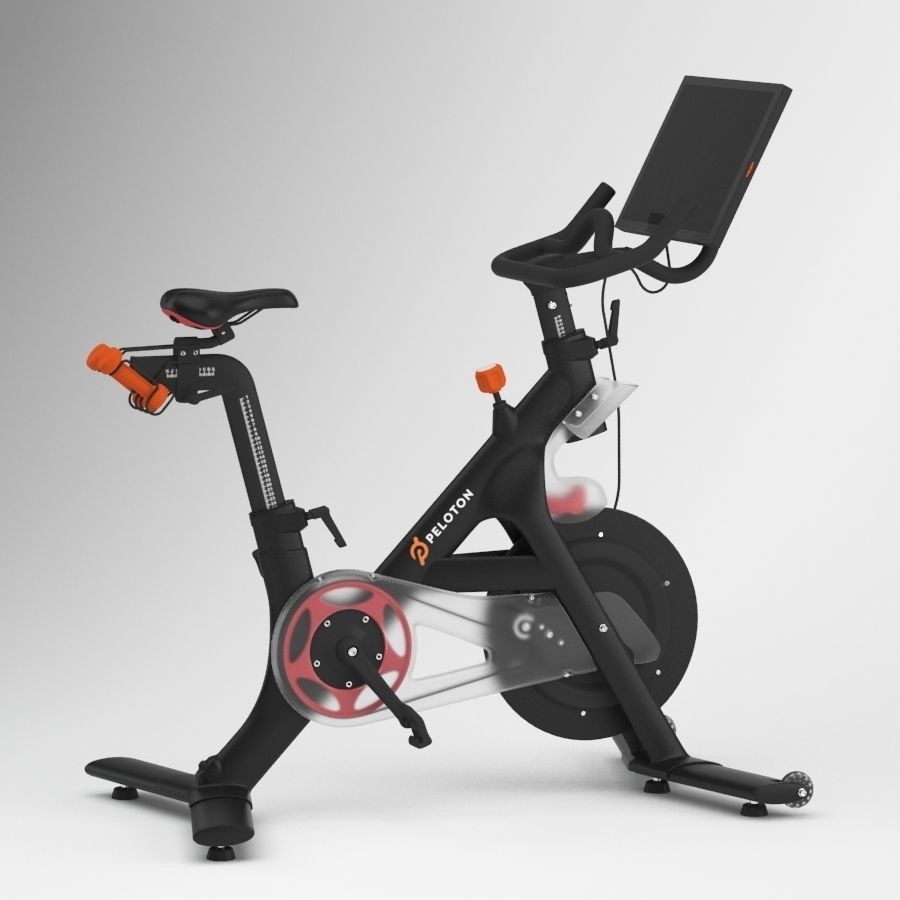 Peloton Bike 3D Model – High Poly Gym Equipment, FBX, PBR Textures - View 3