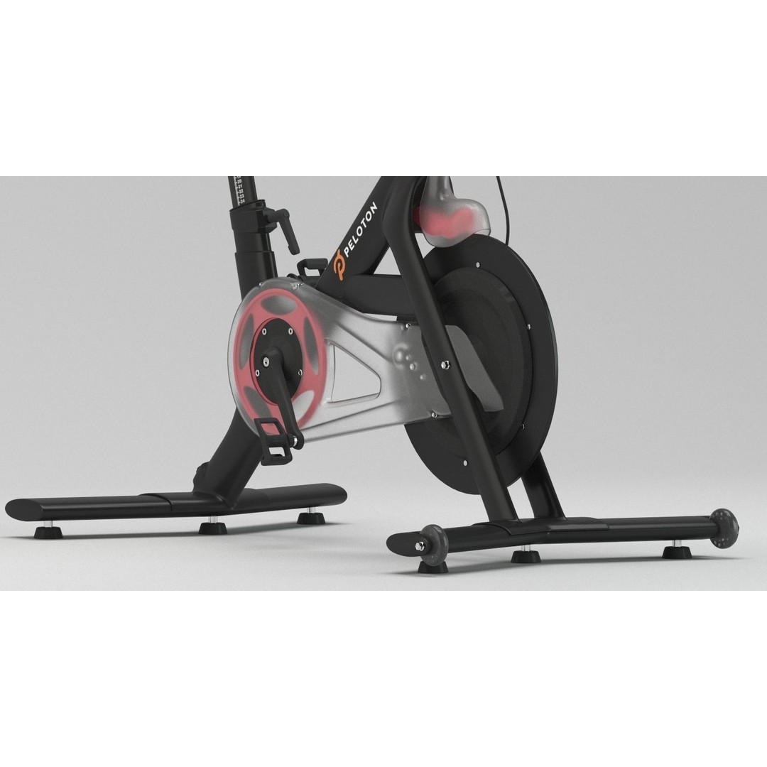 Peloton Bike 3D Model – High Poly Gym Equipment, FBX, PBR Textures - View 6