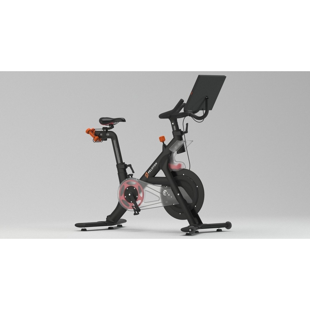 Peloton Bike 3D Model – High Poly Gym Equipment, FBX, PBR Textures - View 7
