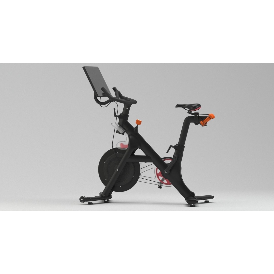 Peloton Bike 3D Model – High Poly Gym Equipment, FBX, PBR Textures - View 9