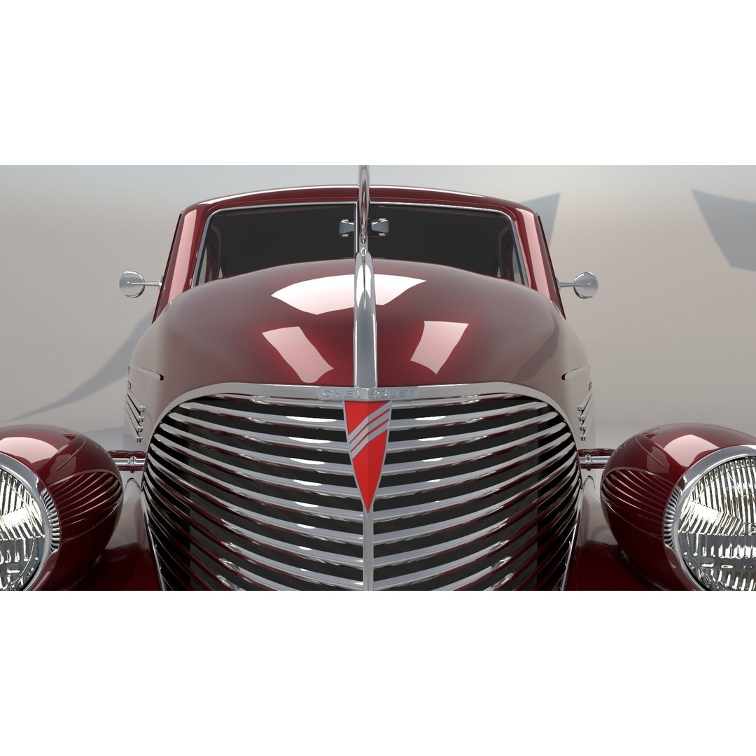 Chevrolet Master Deluxe 3D Model – High Poly Classic Car, FBX - View 10
