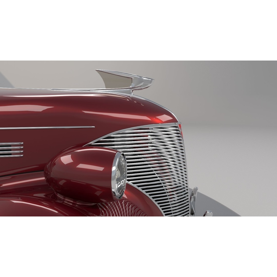 Chevrolet Master Deluxe 3D Model – High Poly Classic Car, FBX - View 11