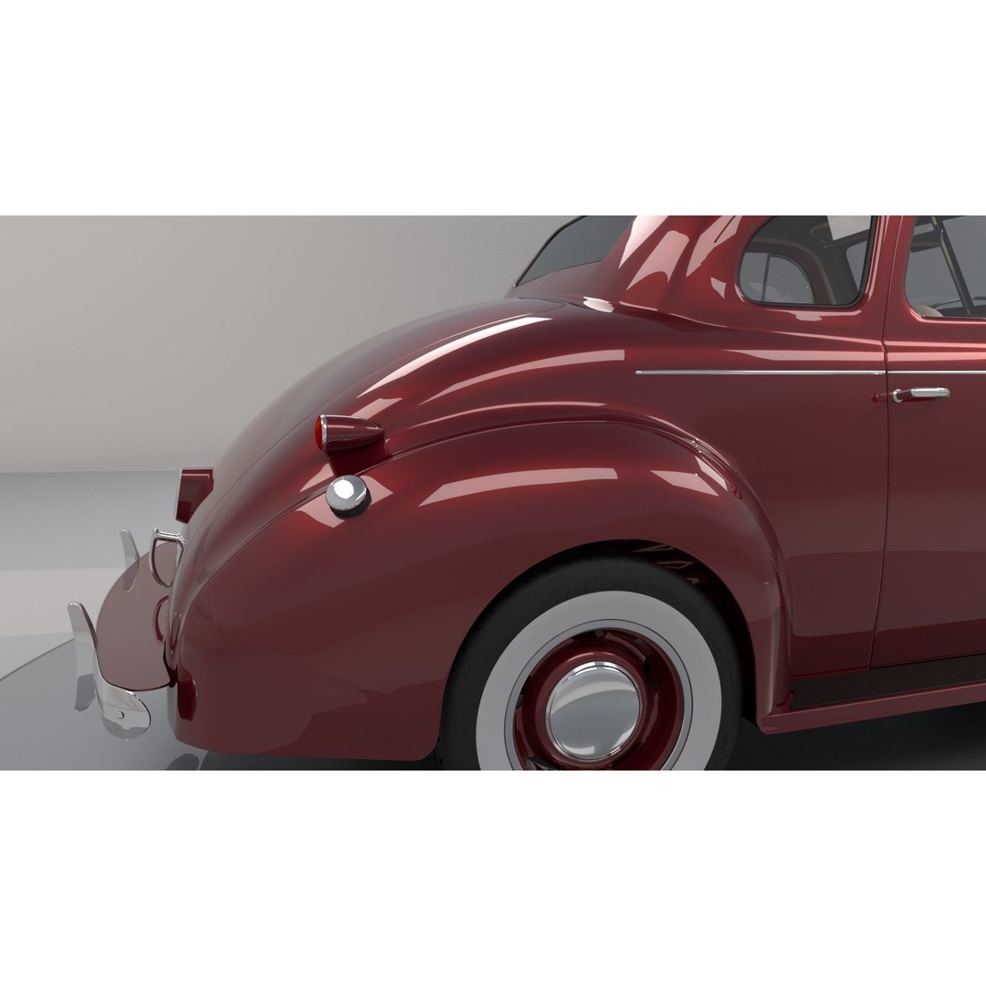 Chevrolet Master Deluxe 3D Model – High Poly Classic Car, FBX - View 12