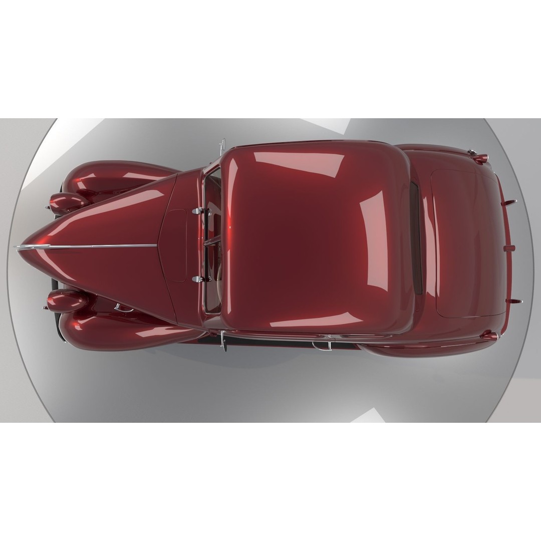 Chevrolet Master Deluxe 3D Model – High Poly Classic Car, FBX - View 13