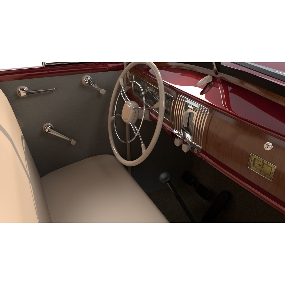 Chevrolet Master Deluxe 3D Model – High Poly Classic Car, FBX - View 15