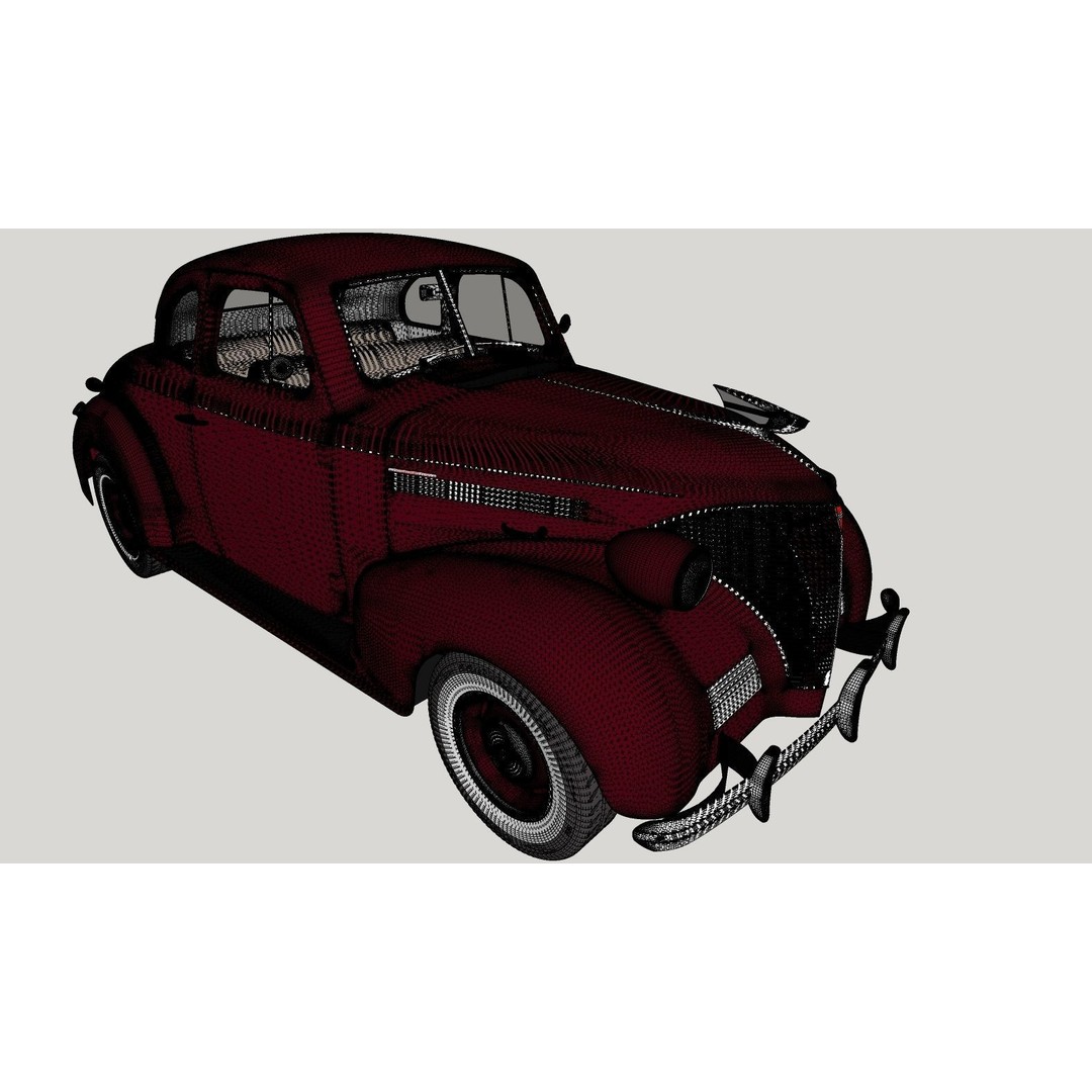 Chevrolet Master Deluxe 3D Model – High Poly Classic Car, FBX - View 18