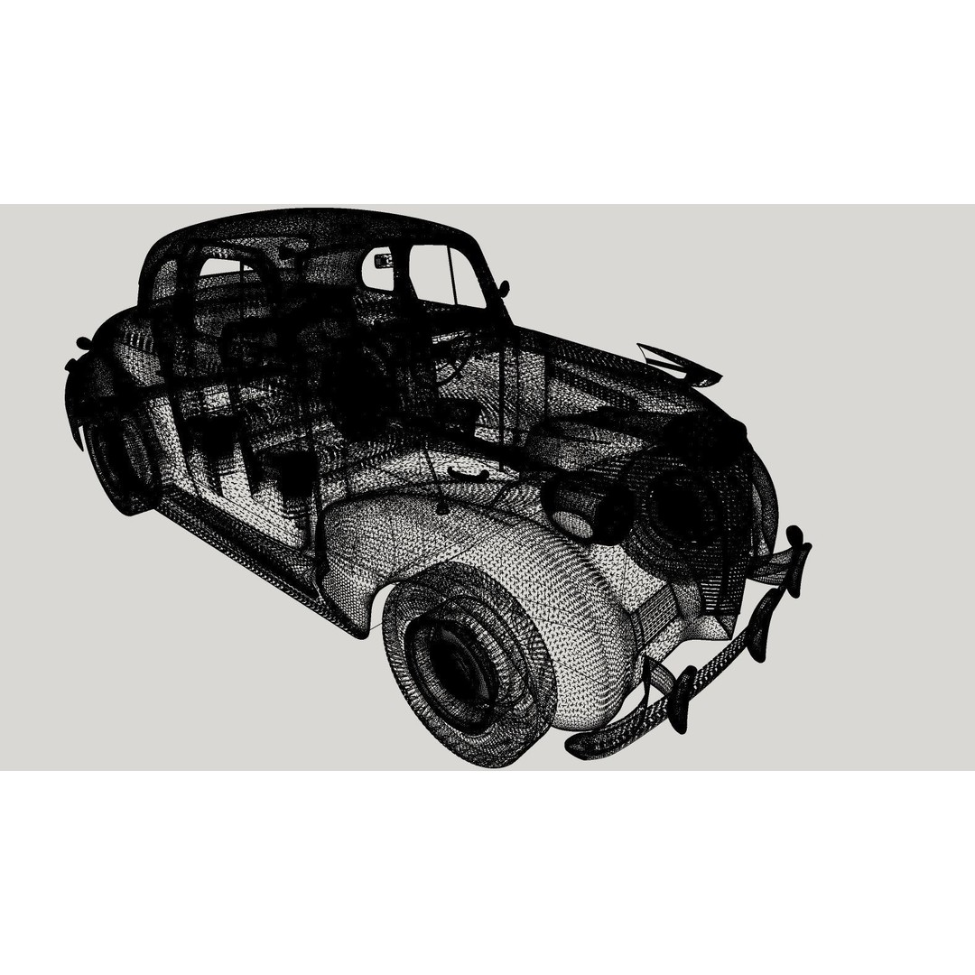 Chevrolet Master Deluxe 3D Model – High Poly Classic Car, FBX - View 19