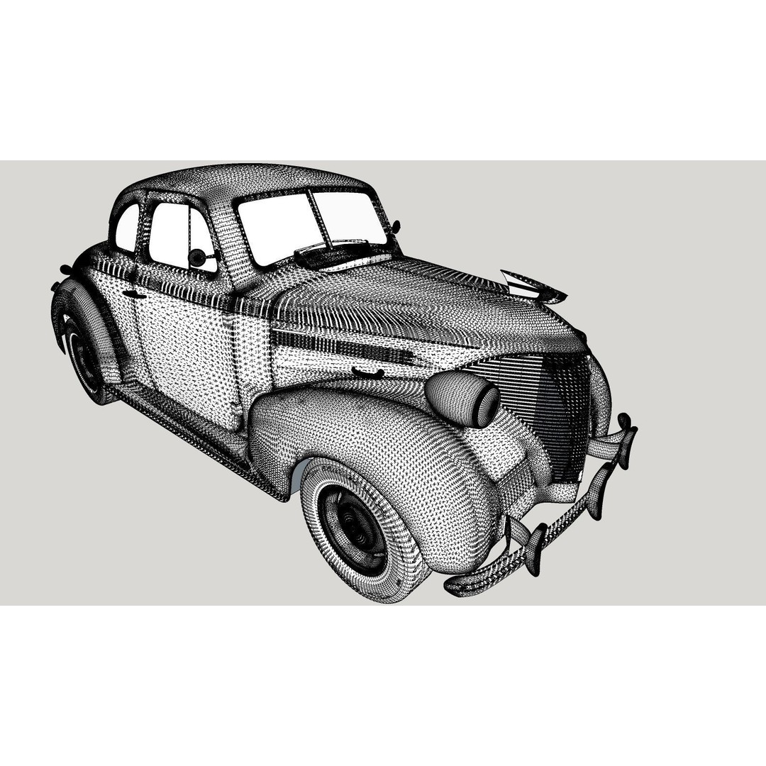 Chevrolet Master Deluxe 3D Model – High Poly Classic Car, FBX - View 20