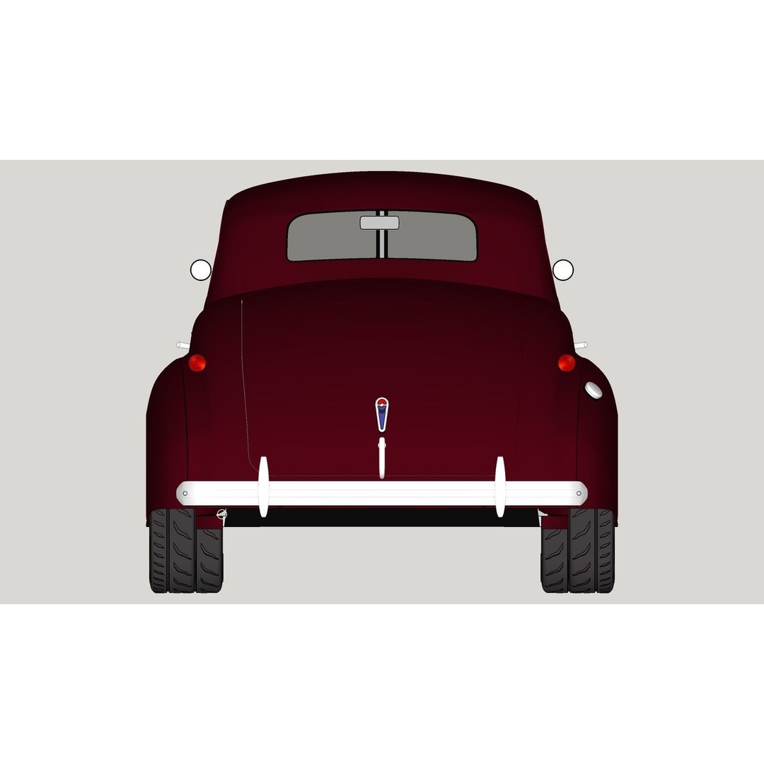 Chevrolet Master Deluxe 3D Model – High Poly Classic Car, FBX - View 24