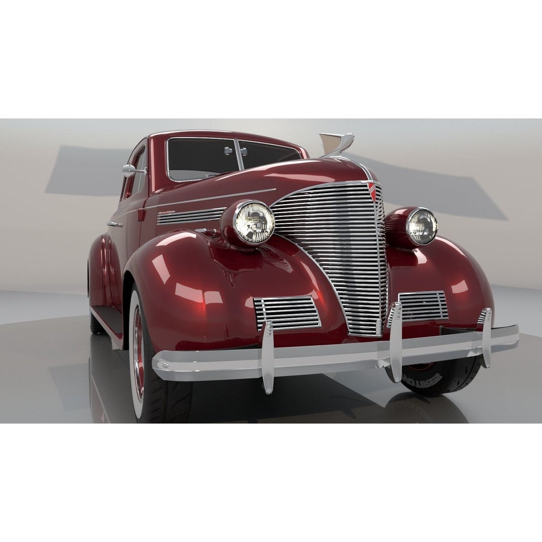 Chevrolet Master Deluxe 3D Model – High Poly Classic Car, FBX - View 7