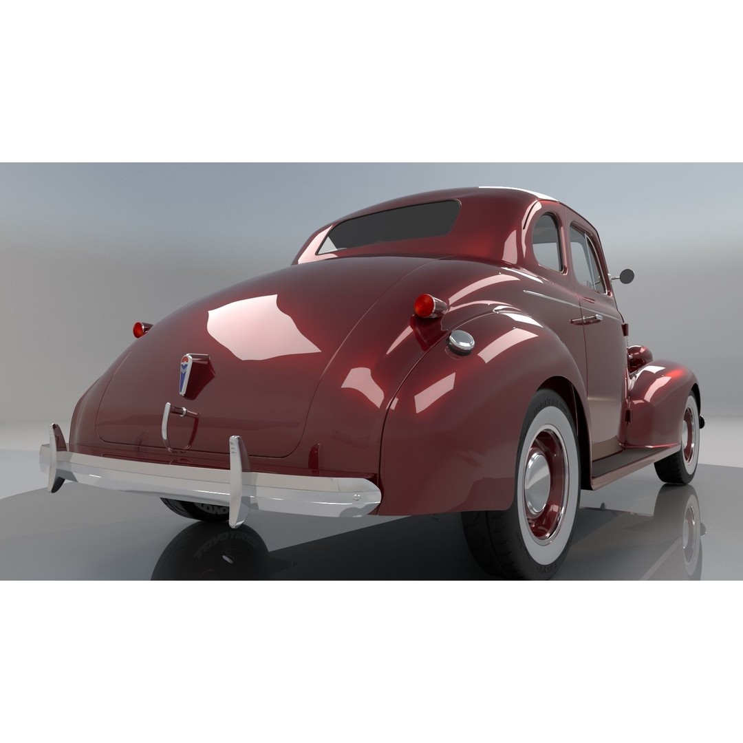 Chevrolet Master Deluxe 3D Model – High Poly Classic Car, FBX - View 8
