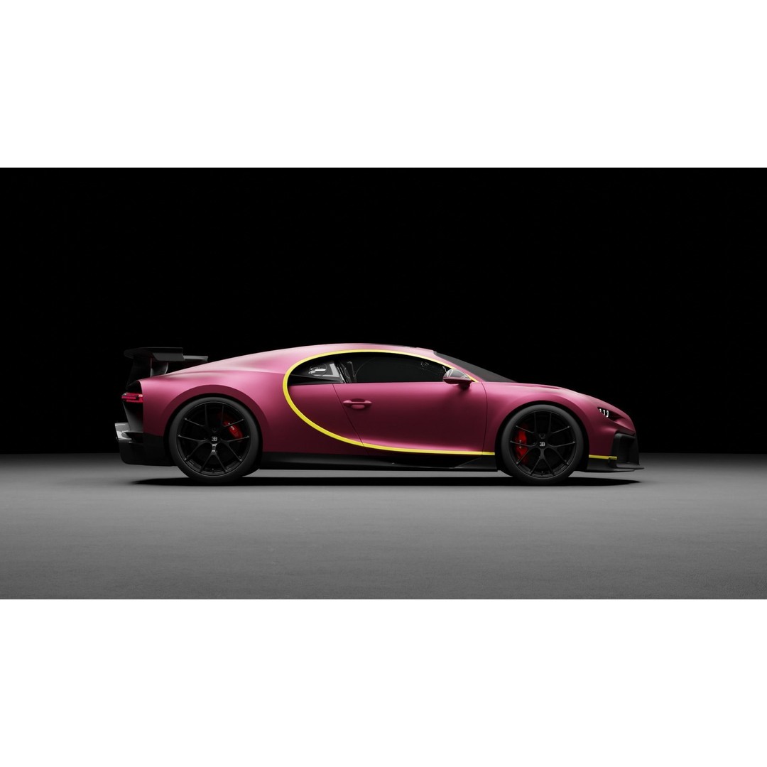 Bugatti Chiron 3D Model – High-Fidelity Sport Car Asset, FBX - View 18