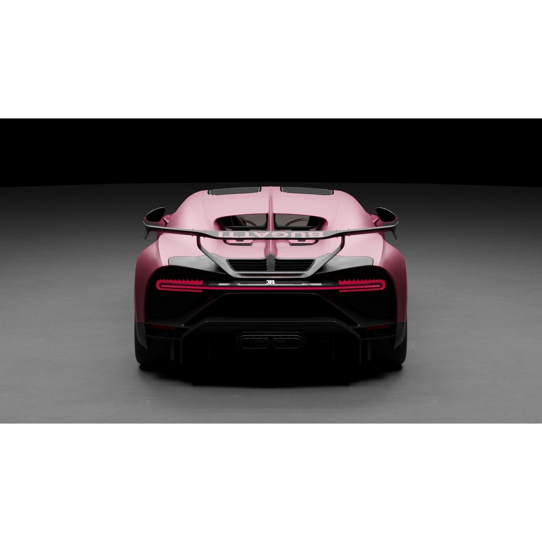 Bugatti Chiron 3D Model – High-Fidelity Sport Car Asset, FBX - View 4