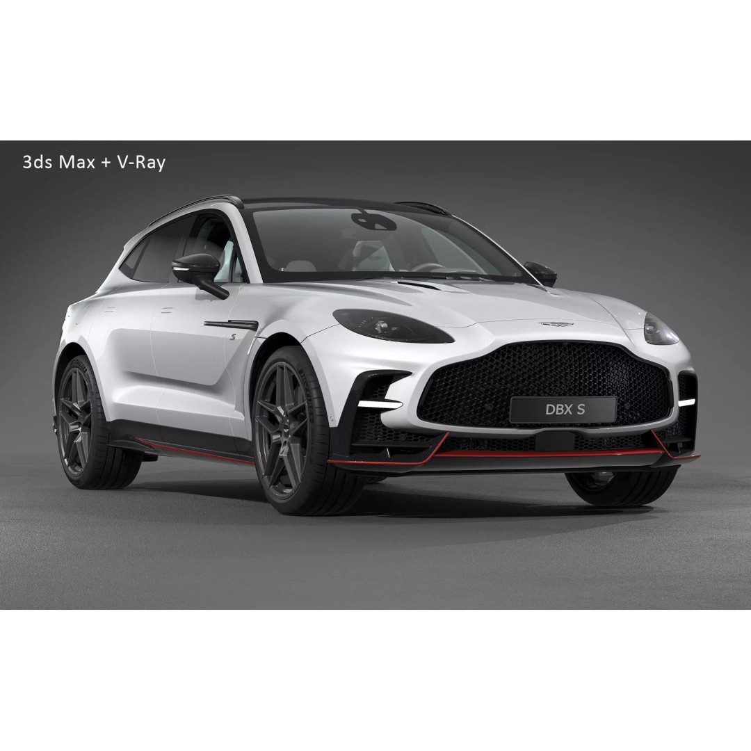 2026 Aston Martin DBX707 S 3D Model – High Poly Game Asset, FBX, OBJ, Blender - View 30