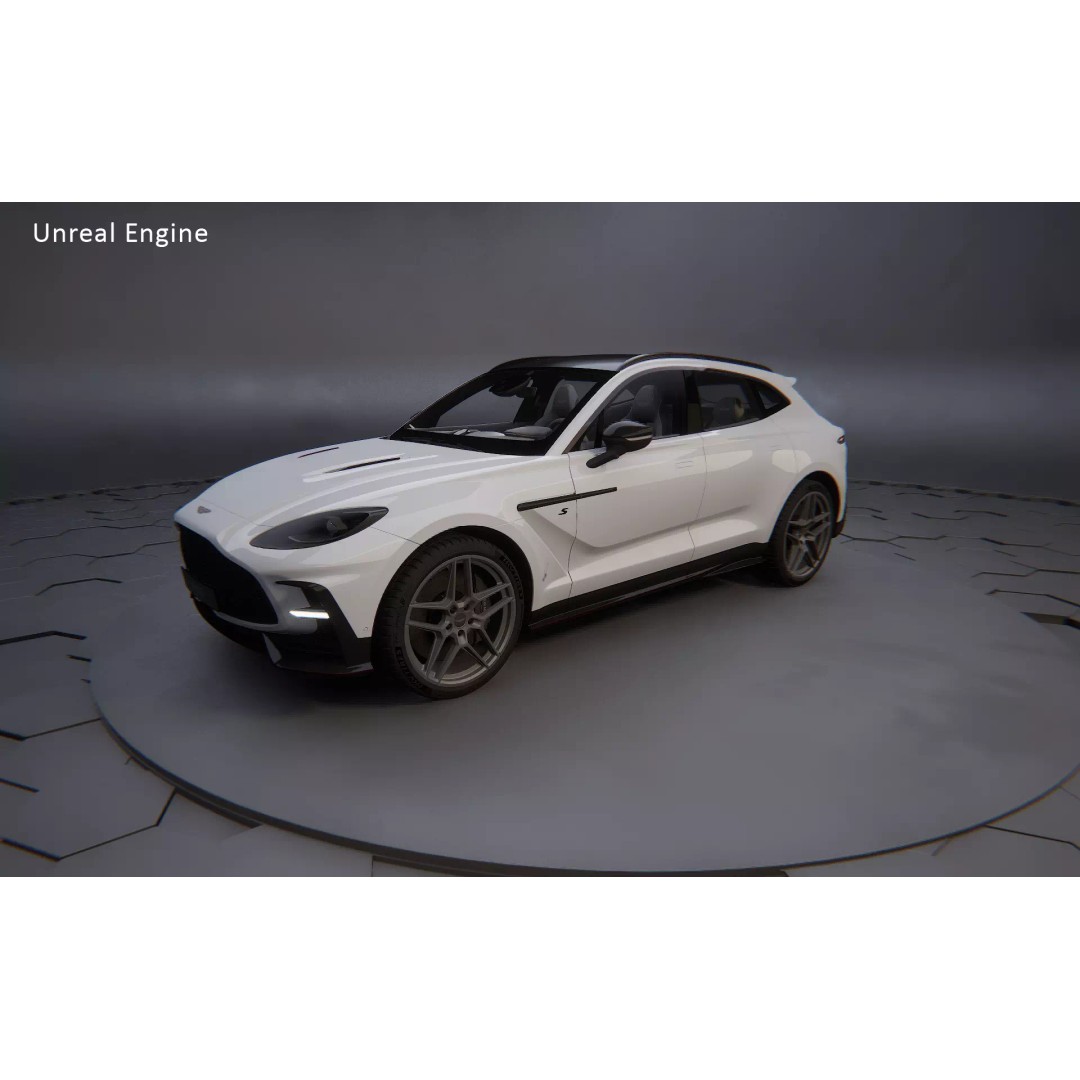 2026 Aston Martin DBX707 S 3D Model – High Poly Game Asset, FBX, OBJ, Blender - View 31
