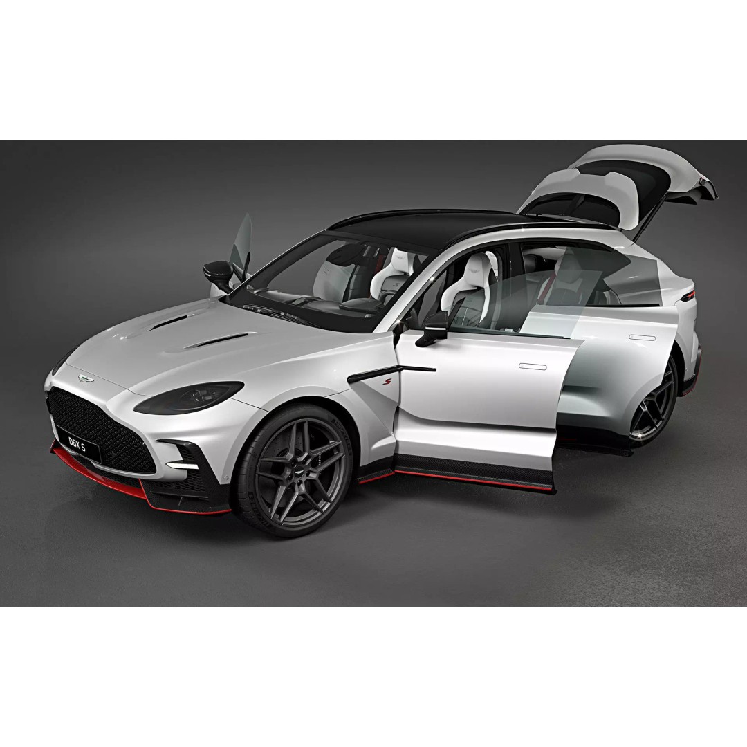 2026 Aston Martin DBX707 S 3D Model – High Poly Game Asset, FBX, OBJ, Blender - View 4