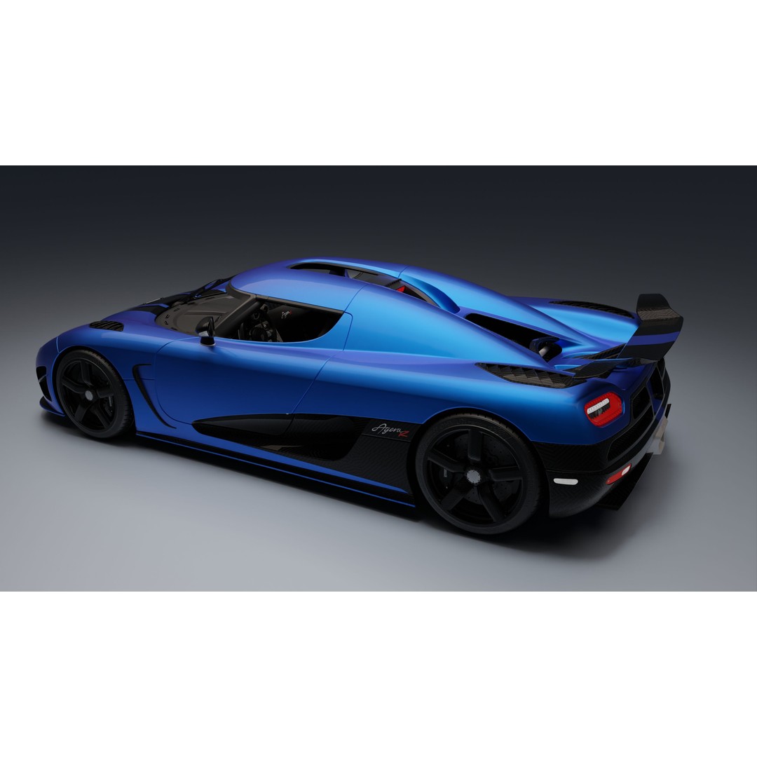 Koenigsegg Agera R 3D Model – Low Poly Game Ready Asset, FBX, Blender - View 8