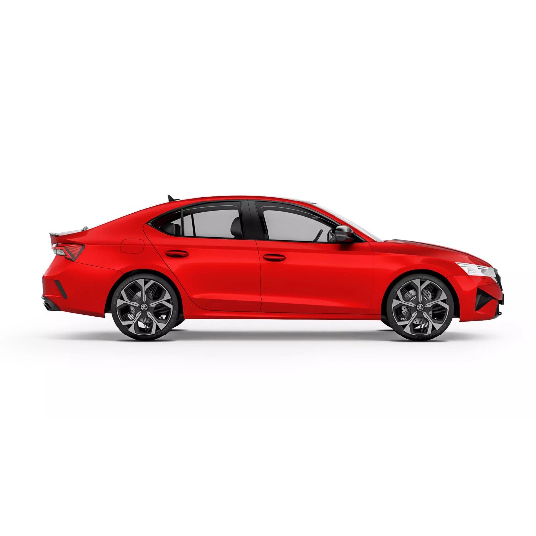 Skoda Octavia RS 2025 3D Model – Detailed Low Poly, Medium Poly, High Poly Formats - View 11
