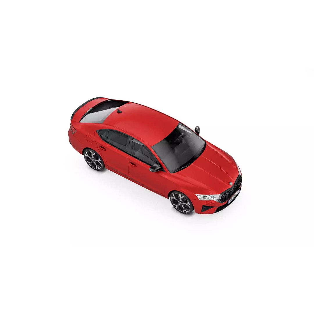 Skoda Octavia RS 2025 3D Model – Detailed Low Poly, Medium Poly, High Poly Formats - View 12