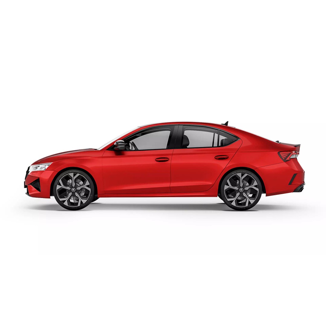 Skoda Octavia RS 2025 3D Model – Detailed Low Poly, Medium Poly, High Poly Formats - View 6