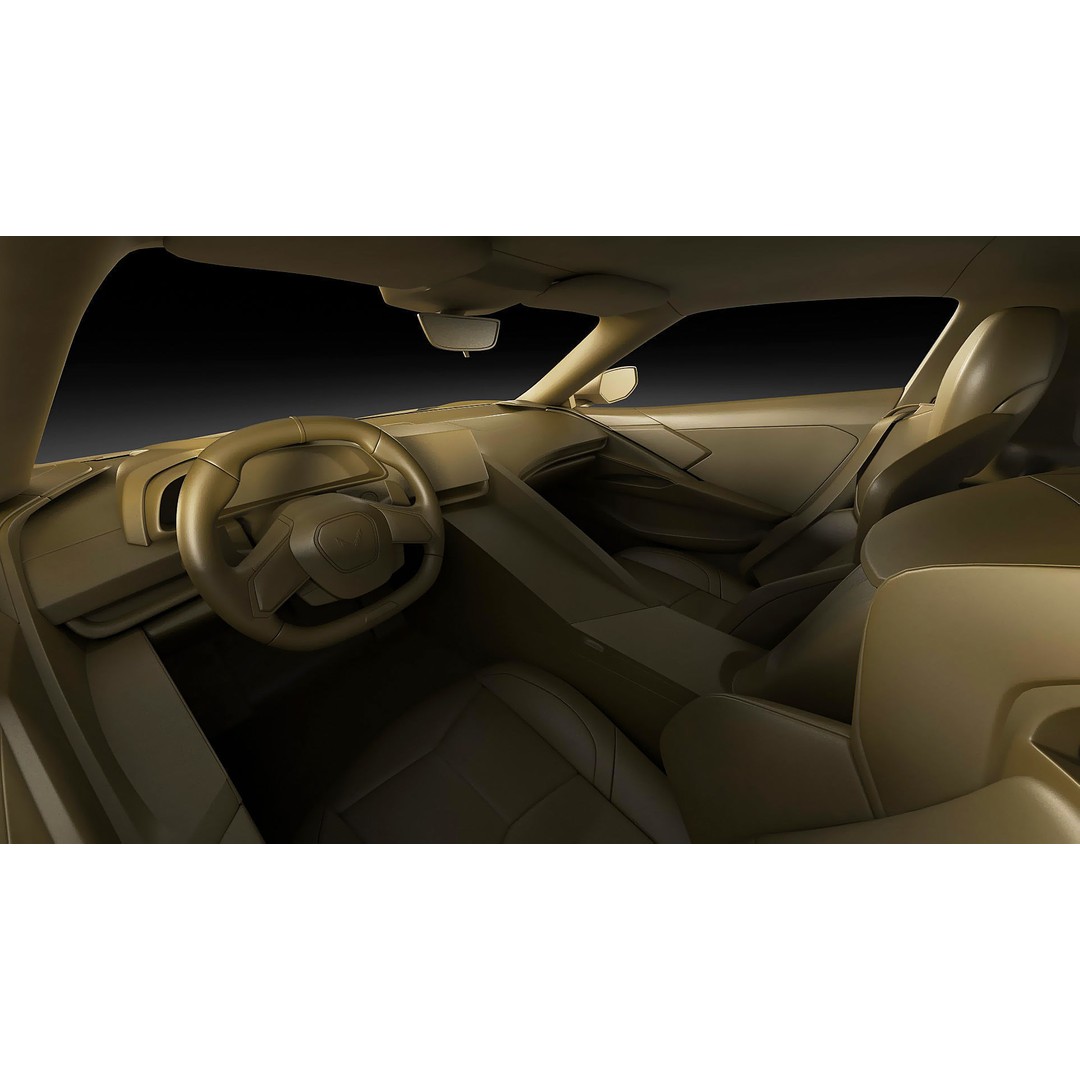 Corvette ZR1 Coupe C8 2025 3D Model – High Poly Sports Car, FBX, Blender - View 33