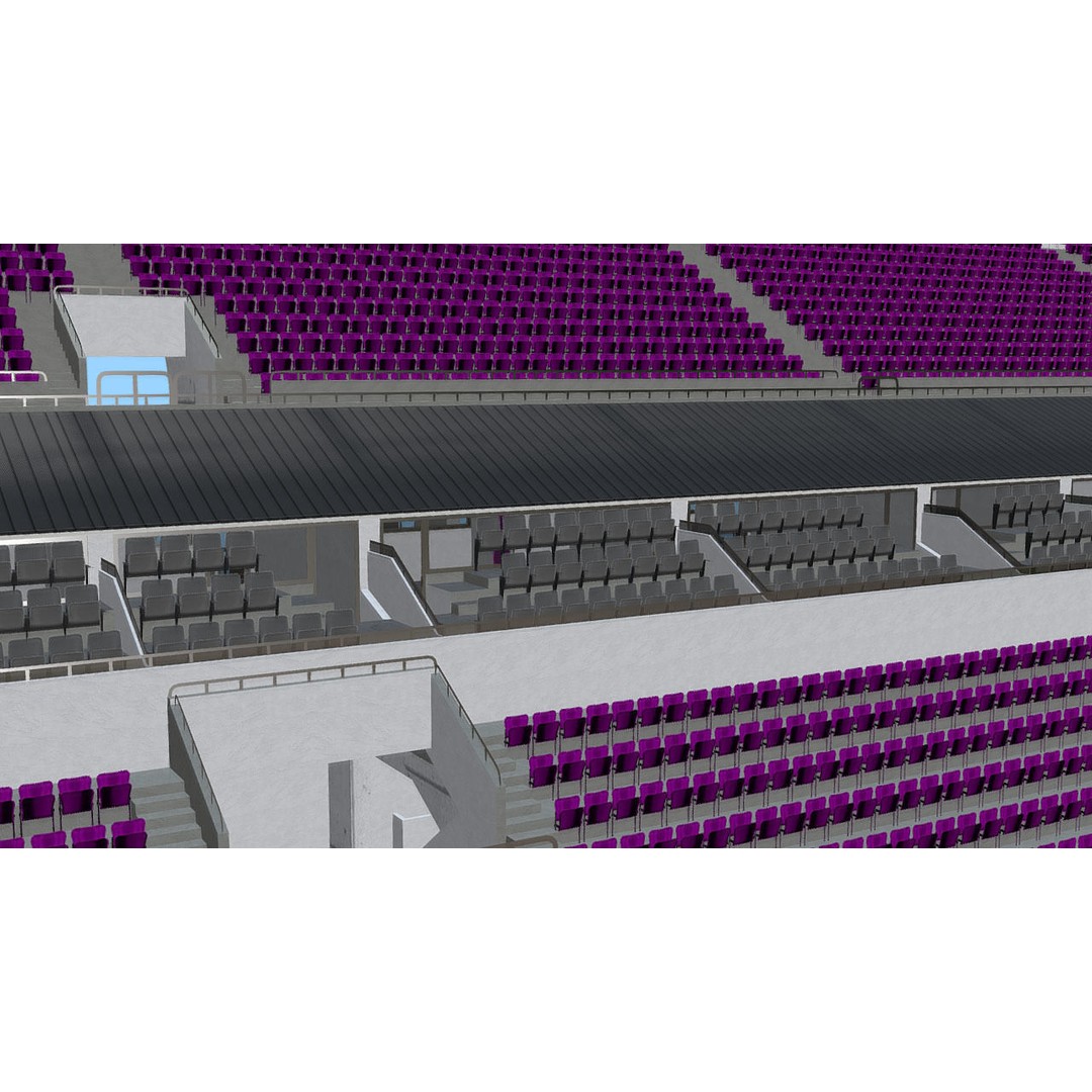 Southland Stadium 3D Model – 1920s Style Rugby Arena, FBX - View 15