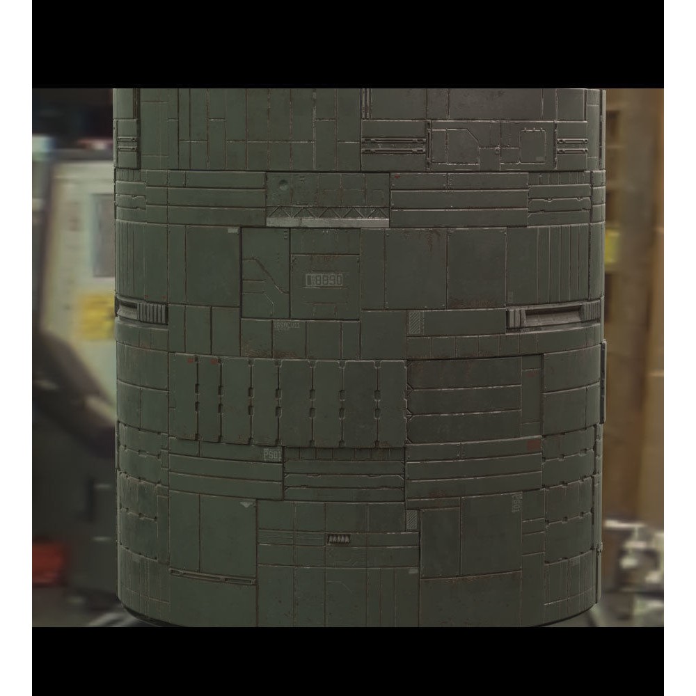 Sci-Fi Wall Panel Texture Set C – PBR Textures for Spaceships - View 5