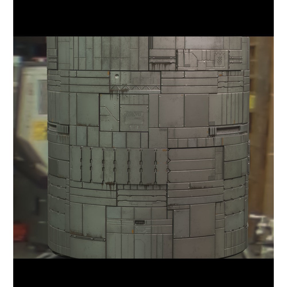 Sci-Fi Wall Panel Texture Set C – PBR Textures for Spaceships - View 7