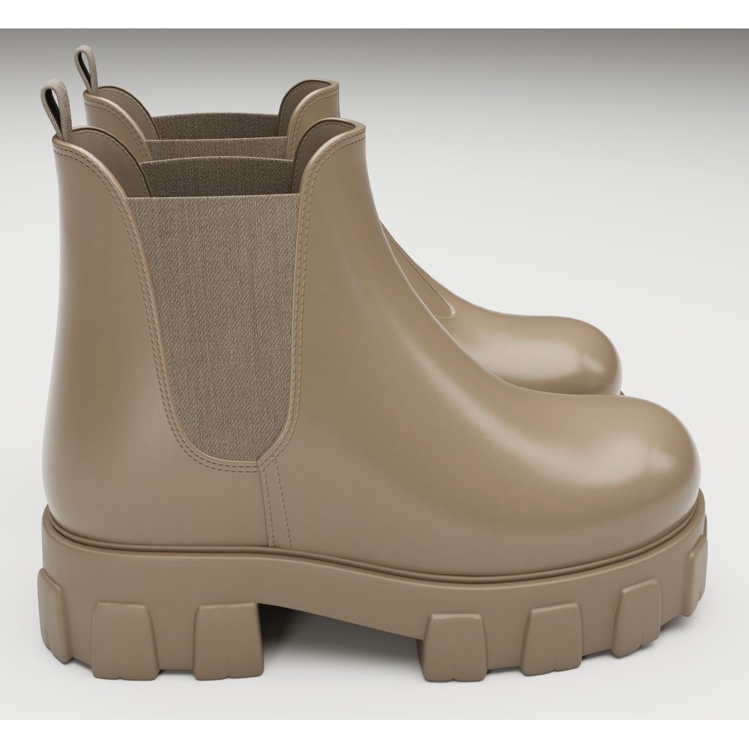 Chelsea Boots 3D Model – Low Poly Game Asset, FBX, PBR Textures - View 5