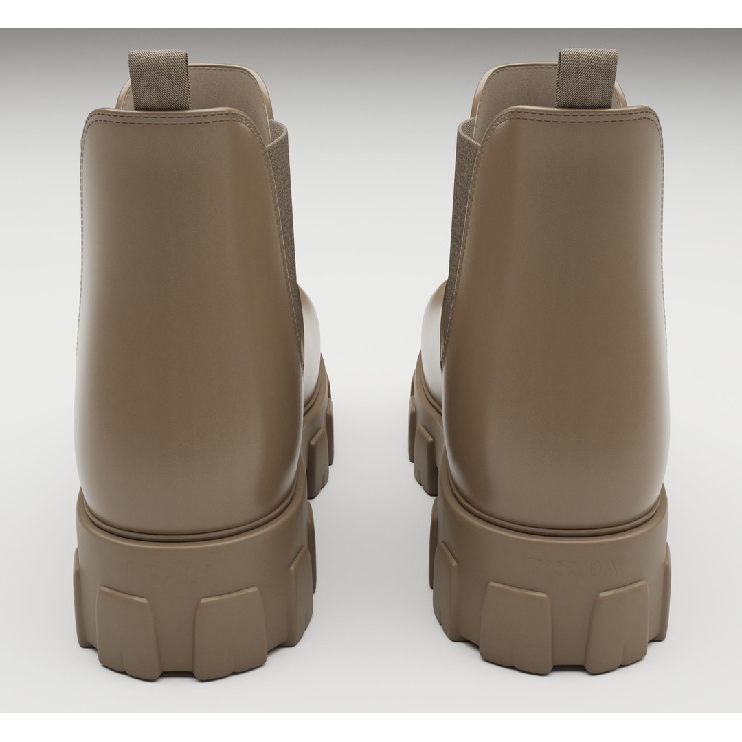 Chelsea Boots 3D Model – Low Poly Game Asset, FBX, PBR Textures - View 6