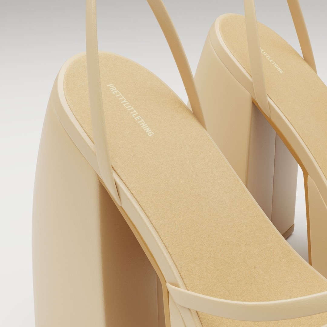 Heels 3D Model – Low Poly Game Ready Shoe with PBR Textures - View 13