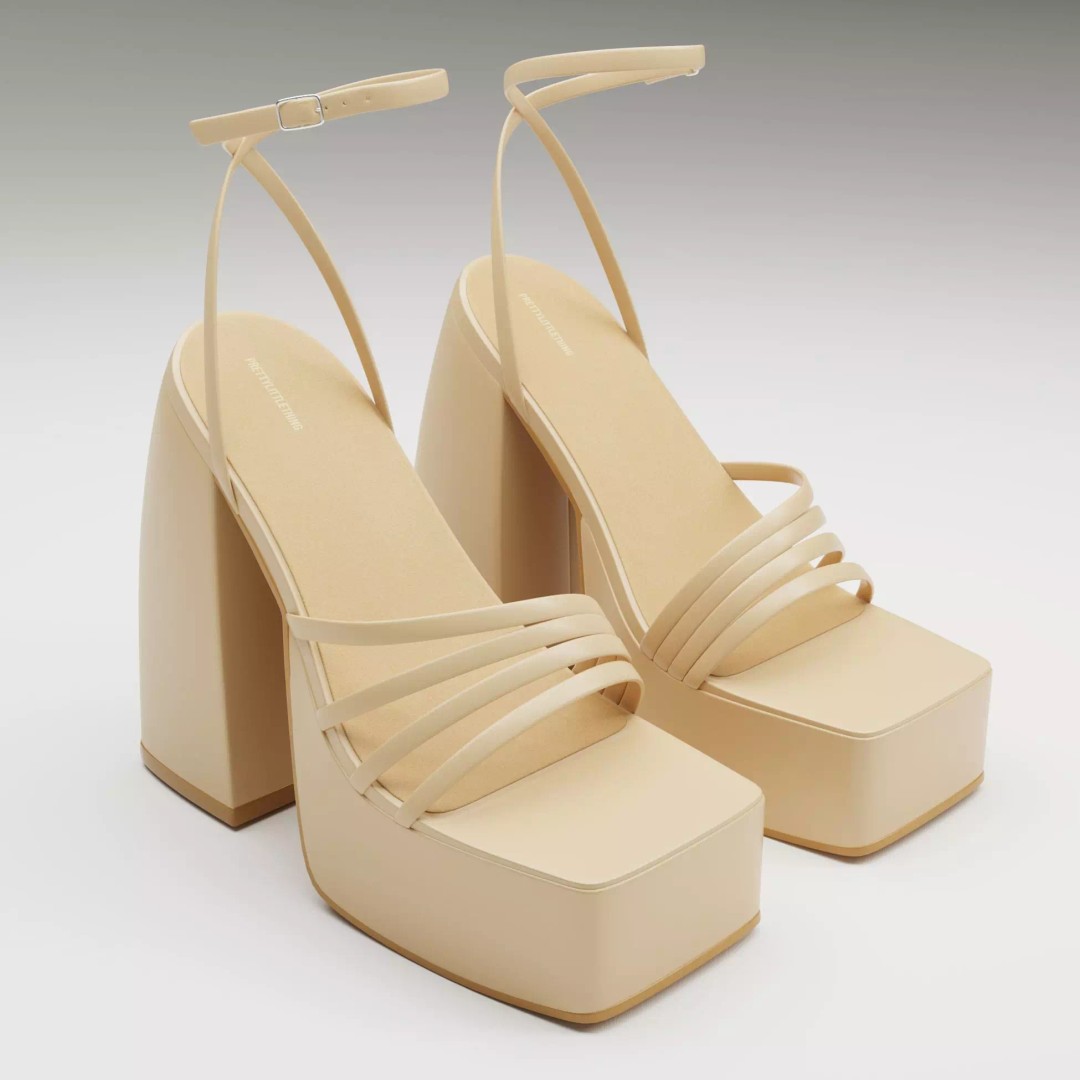Heels 3D Model – Low Poly Game Ready Shoe with PBR Textures - View 2