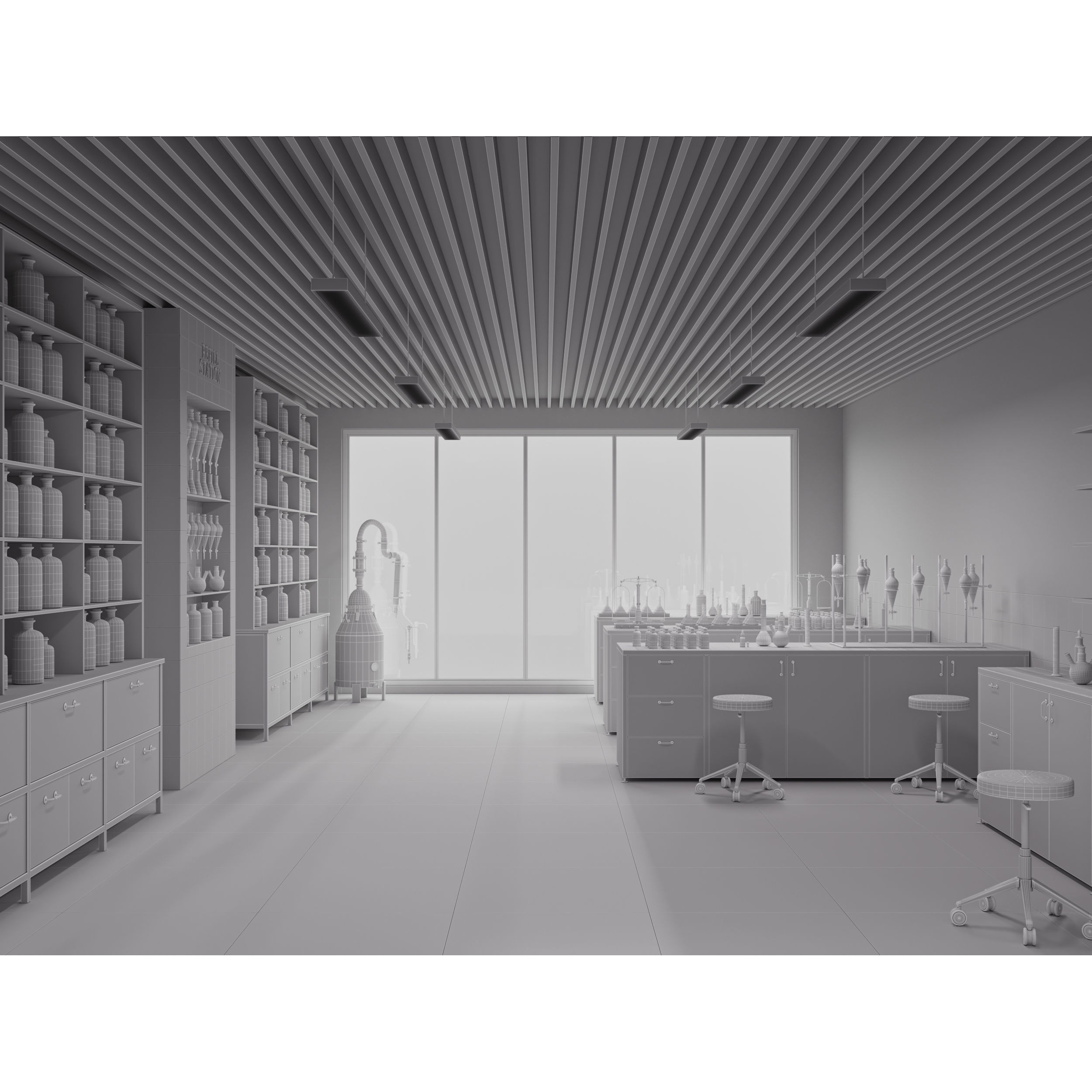 Perfume Laboratory - Game-Ready 3D Model - View 12