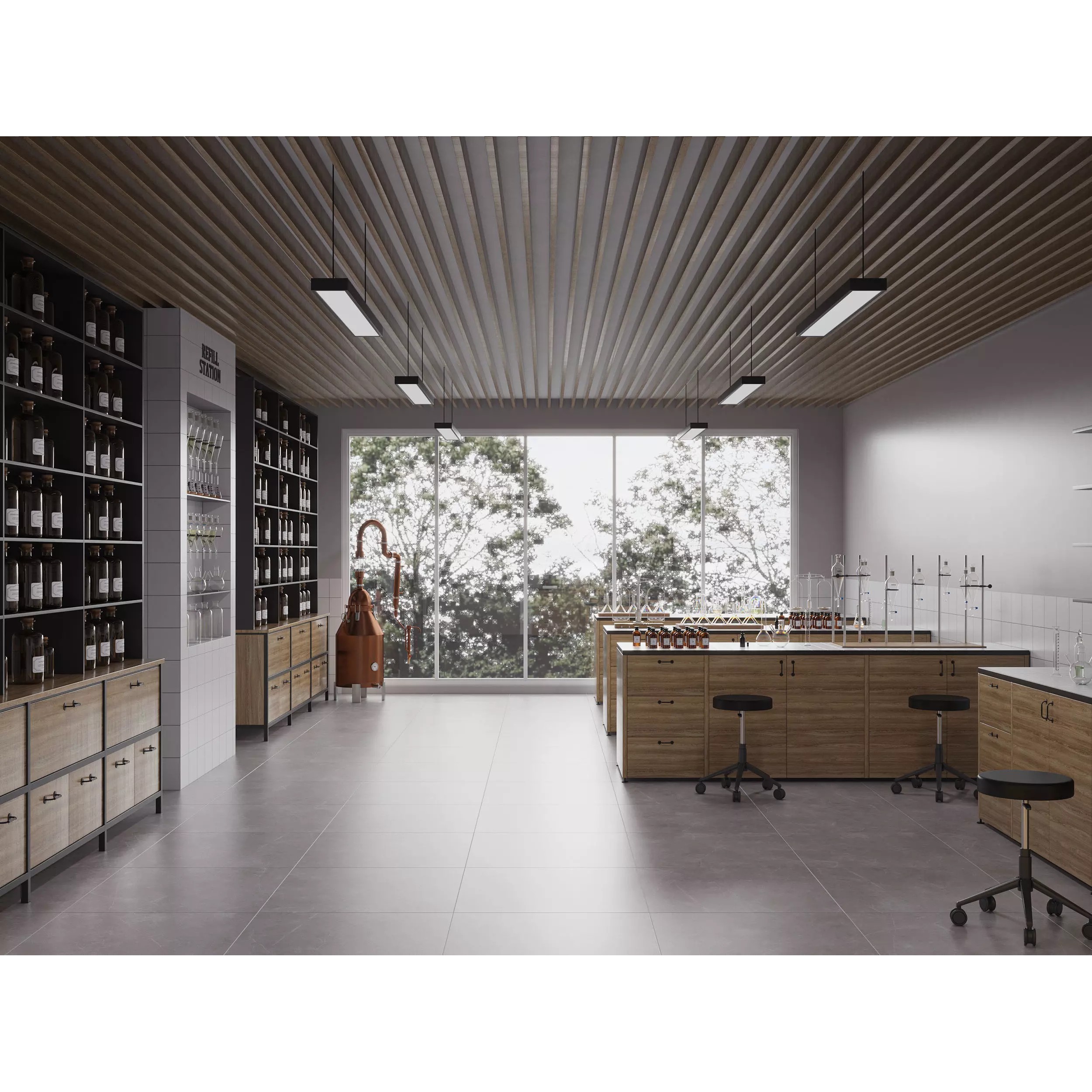Perfume Laboratory - Game-Ready 3D Model - View 2